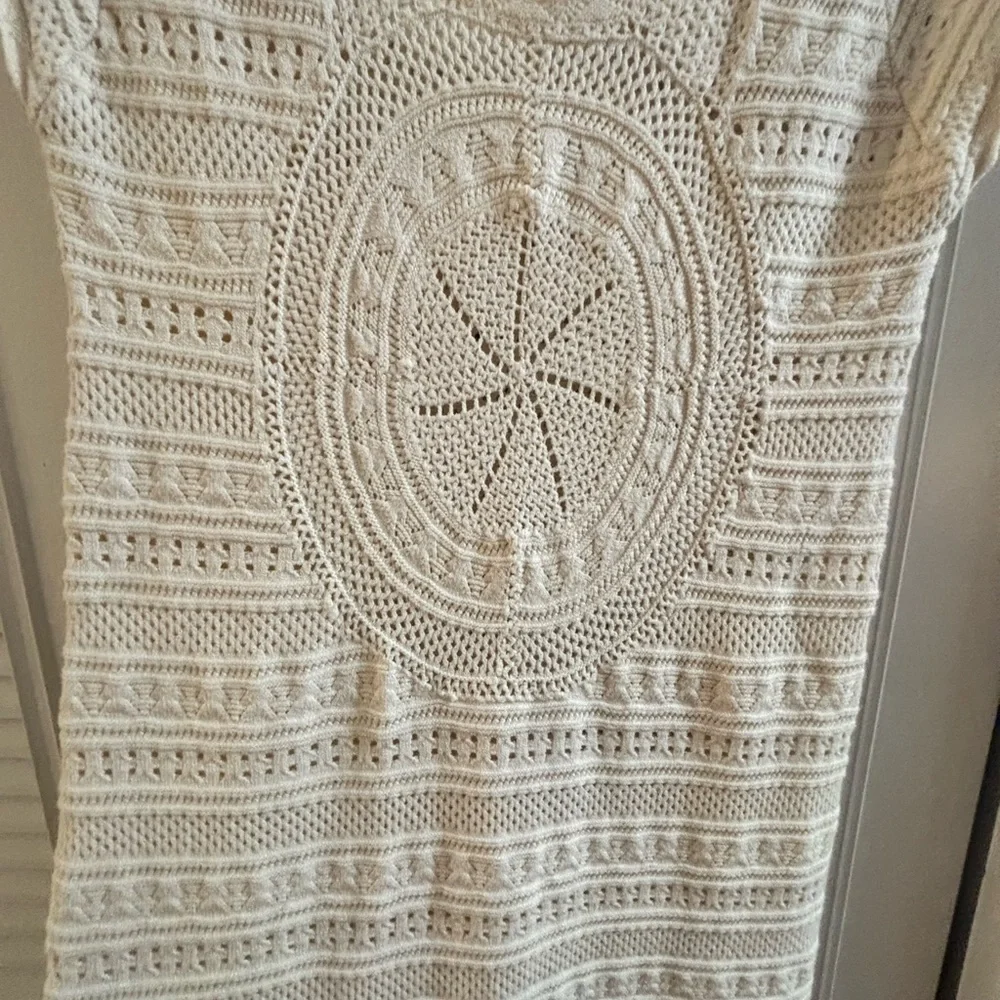 Nicole Miller Collection Crochet Dress Sz Small-0122 - Picture 2 of 4